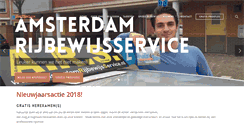 Desktop Screenshot of amsterdamrijbewijsservice.nl